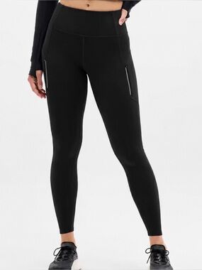 Athleta Rainier tight – medium -Black High-Waist Performance Leggings